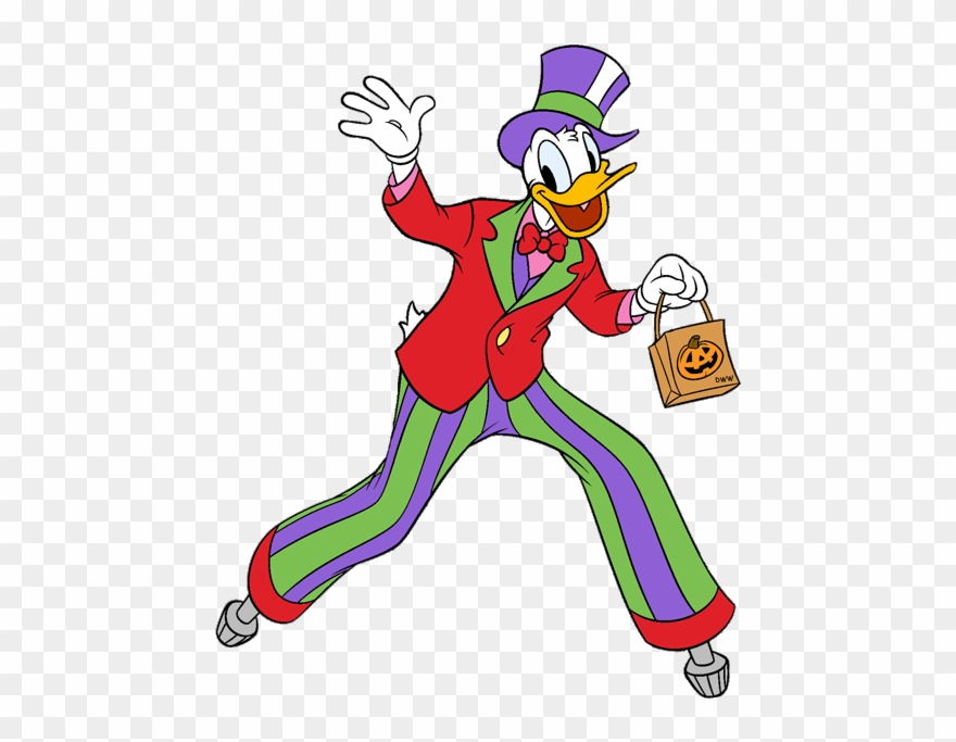 Disney Clip Art Galore Donald - Donald Duck Halloween - Png Download