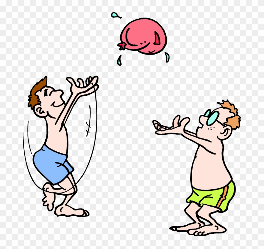 Water Balloon Toss Clip Art - Png Download