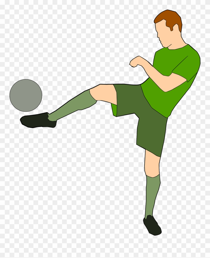Free Animated Football Clipart 20, Buy Clip Art - Pemain Bola Vektor Png Transparent Png