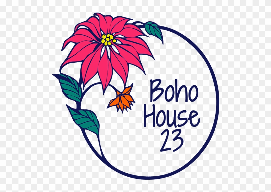 Boho House - Flower Clip Art - Png Download