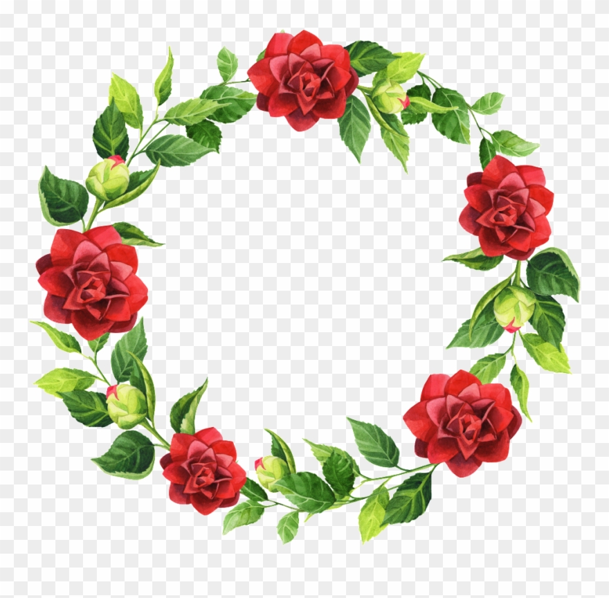 Hand Painted Realistic Origami Garland Png Transparent - Flower Clipart