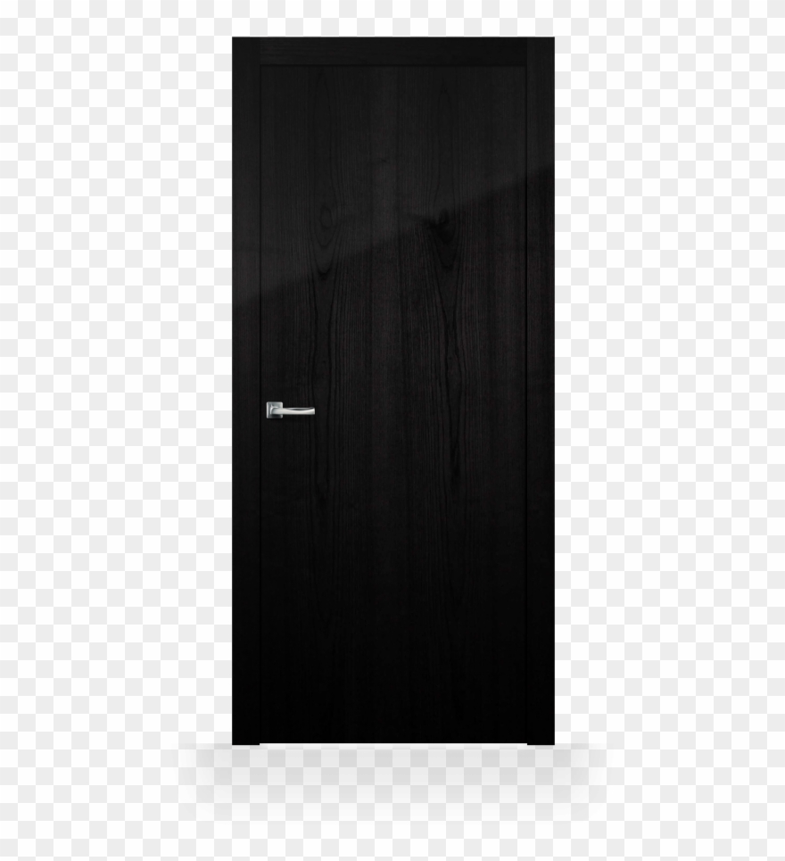 Trem V Shown In Black Ash - Home Door Clipart