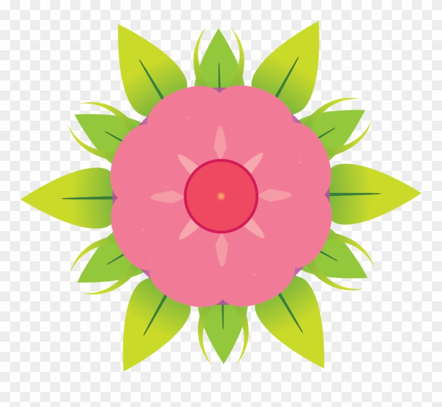 Abstract Flower 9 999px 132 - Vector Graphics Clipart