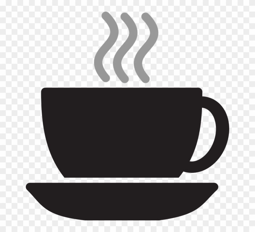 Cupcake Silhouette 29, Buy Clip Art - Cafepress Custom Coffee Icon Throw Pillow - Png Download