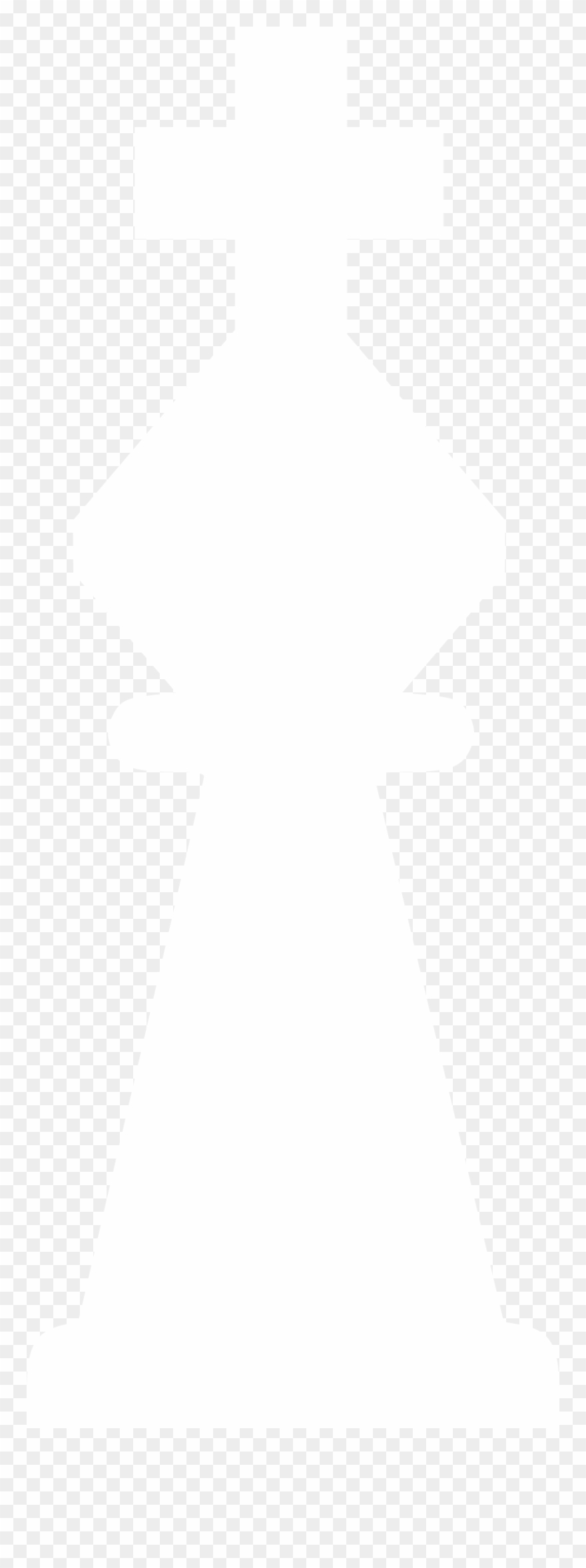 Big Image - White King Chess Silhouette Png Clipart