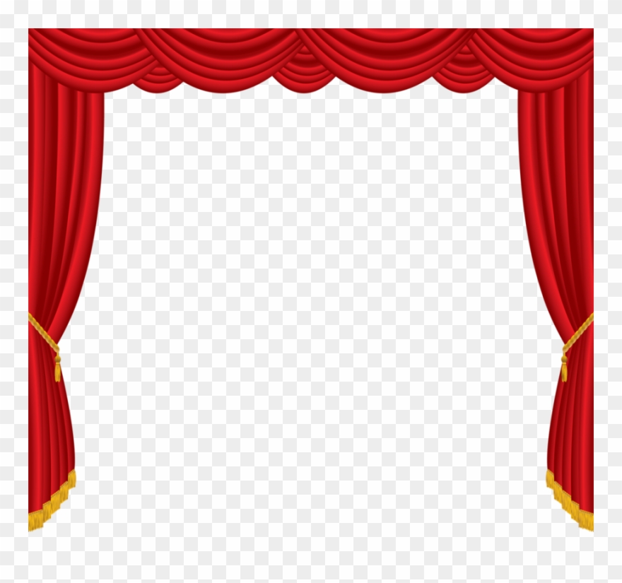 Clip Art Clipart Curtain Clip Art - Curtain For Puppet Show - Png Download