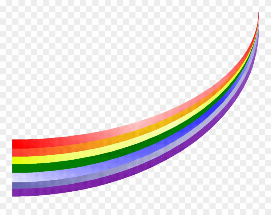 Icon Rainbow - Transparent Curve Lines Png Clipart