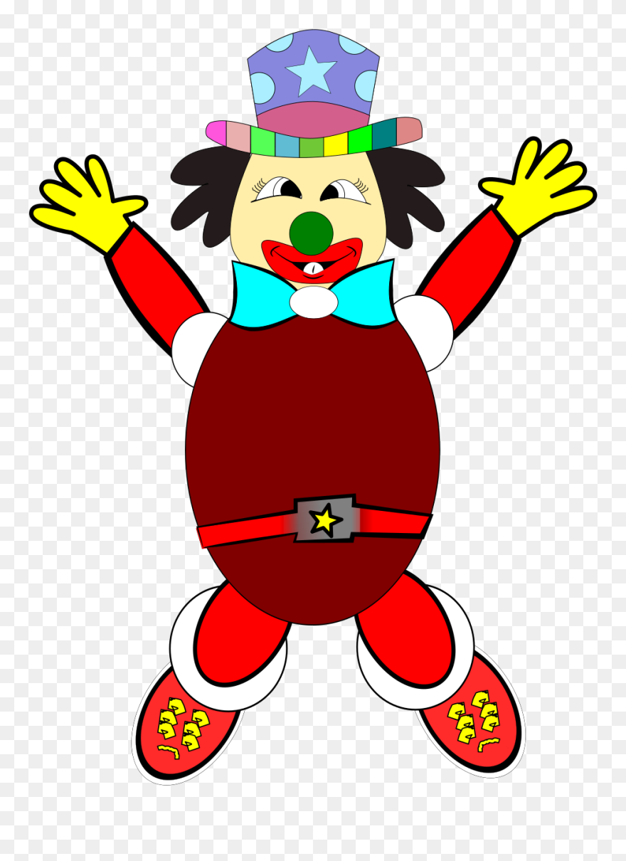 Cartoon Sports Day 29, Buy Clip Art - Cartoon Clown Transparent Background - Png Download