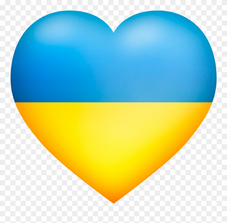 Blue Heart Clipart 27, Buy Clip Art - Love Ukraine Png Transparent Png