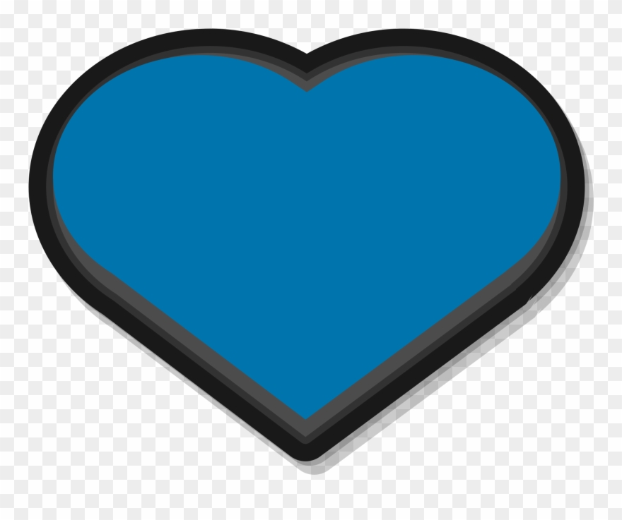 Blue Heart Clipart 12, Buy Clip Art - Scalable Vector Graphics - Png Download