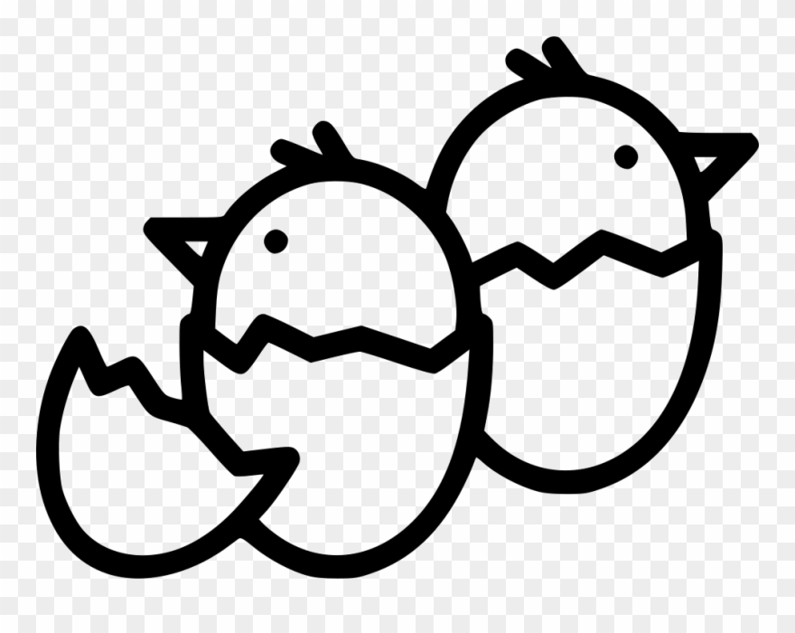 Chicken Egg Hatch Cute Chickling Comments - Scalable Vector Graphics Clipart