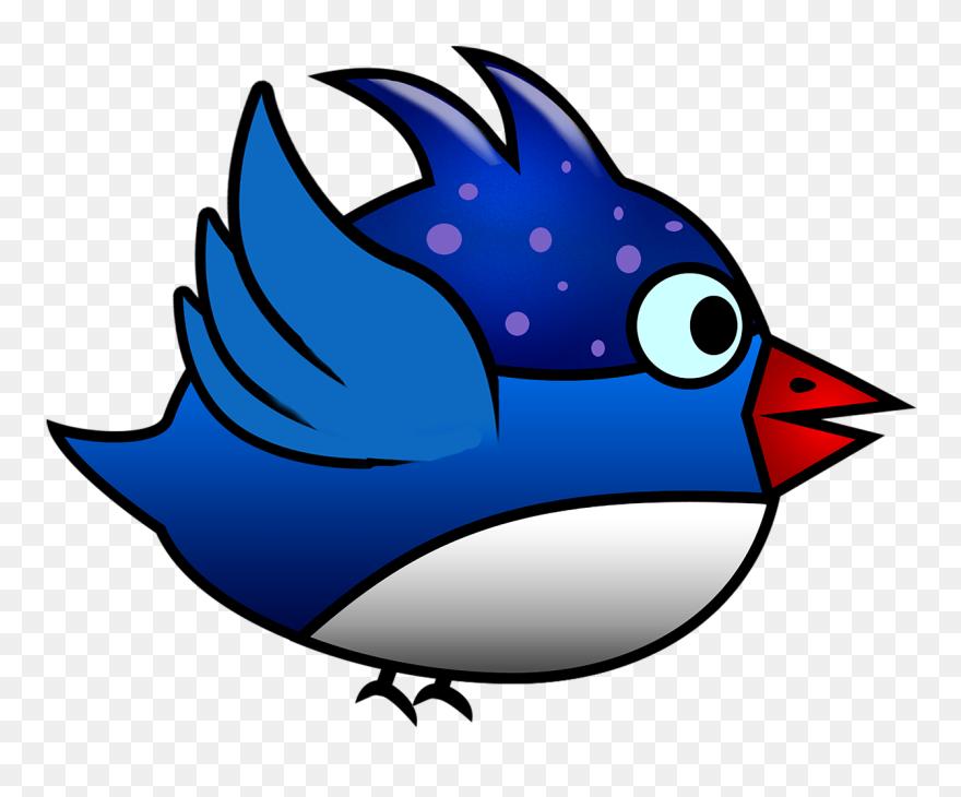 Bluebird Clipart 3, Buy Clip Art - Character - Png Download