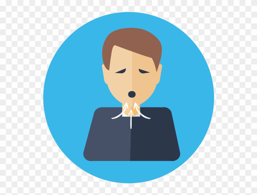 Clip Art Royalty Free Download Breath Clipart Breathing - Shortness Of Breath Gif - Png Download