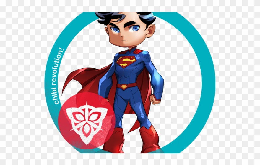 Superman Clipart Chibi - Superman Chibi Png Transparent Png
