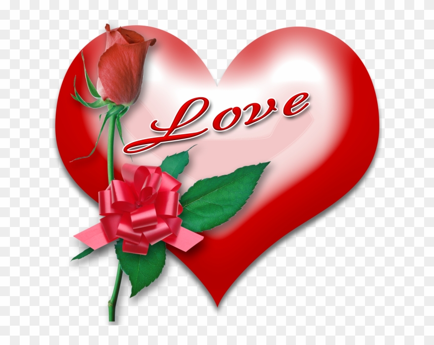 [ Img] - Flor Y Un Corazon Clipart