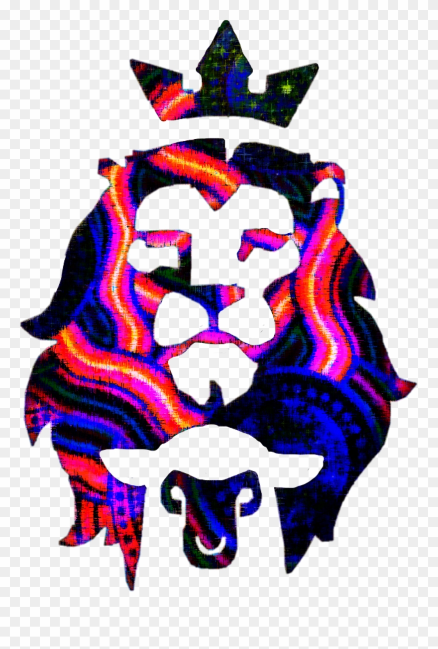 #lionking #lion #lamb #lionandlamb #king #rainbowlion - Cordeiro E Leão Desenho Clipart