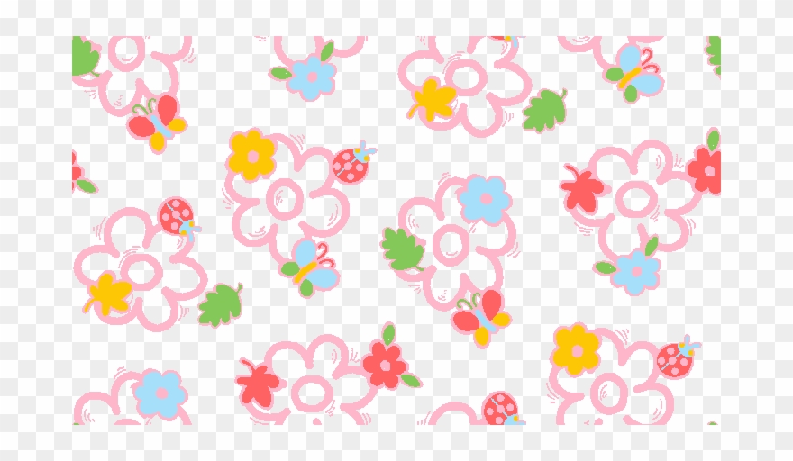 Flower Ladybug Butterflies Free Wallpapers Backgrounds - Free Ladybug And Butterfly Backgrounds Clipart