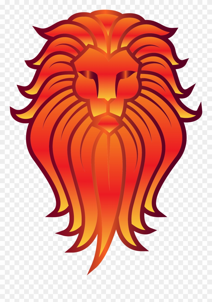Big Image - Lion On A Totem Pole Clipart