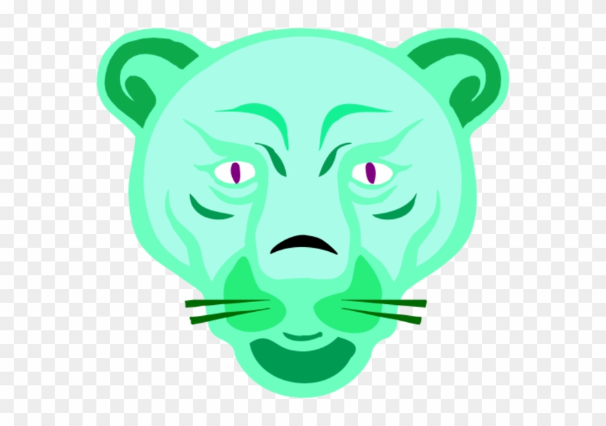 Lion Face Clip Art N4 - Lion Head Shower Curtain - Png Download