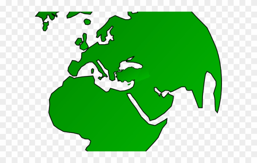 Globe Clipart Africa - Clipart Earth Europe - Png Download