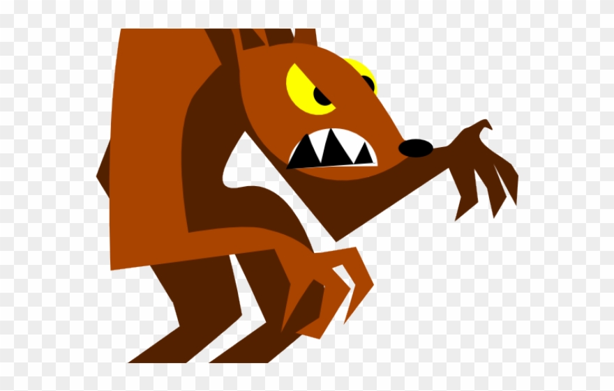Werewolf Clipart Cartoon - Cartoon Werewolf Png Transparent Png