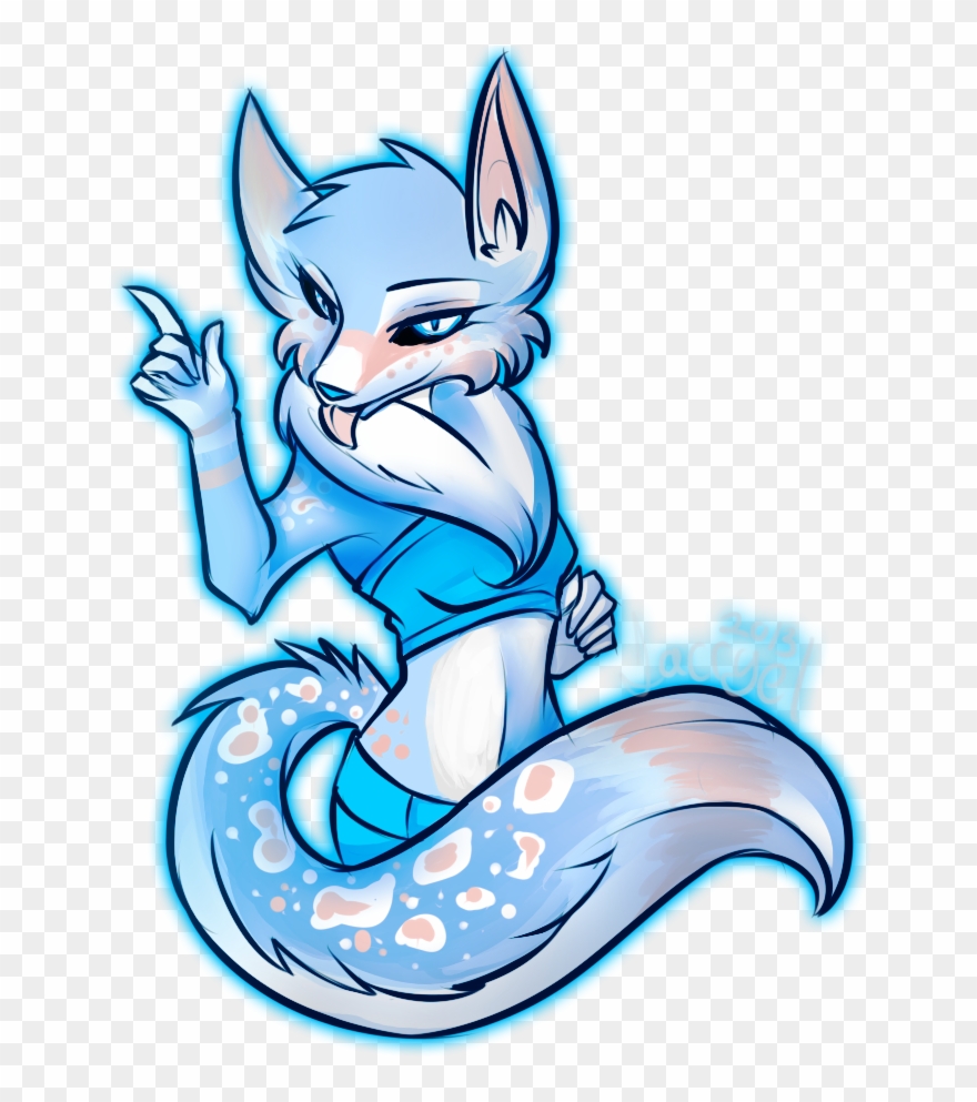 Arctic Fox Clipart Simple Cartoon - Girl Arctic Fox Cartoon - Png Download