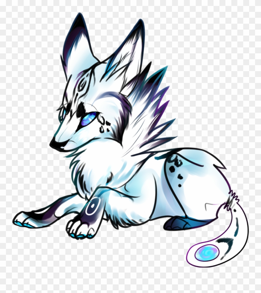 Simple Wolf Drawings - Cute Wolf Drawings Clipart