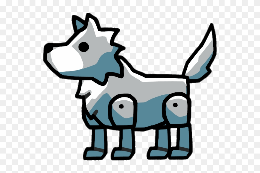 Wolf Pup - Wolf Scribblenauts Transparent Clipart