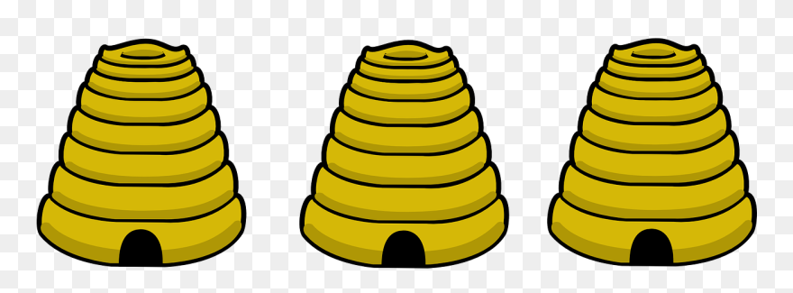 Bee Hive Clip Art 7, Buy Clip Art - Panales De Abejas En Caricatura - Png Download