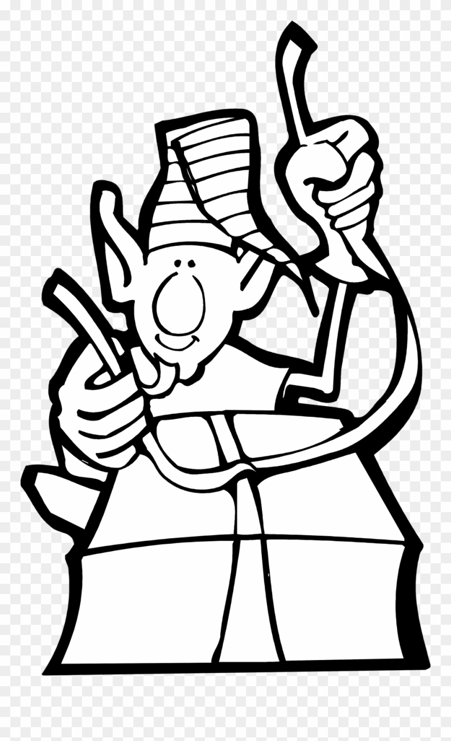 Drawing Elves Black And White - Wrapping Presents Clipart Black And White - Png Download