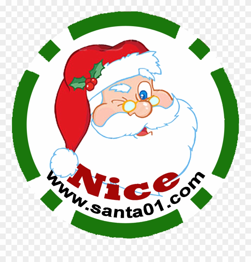 Click To Purchase - Cartoon Santa Claus Head Clipart