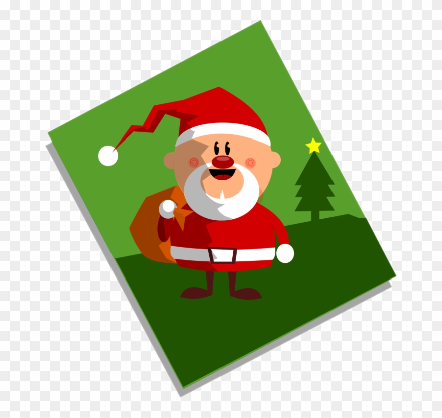 Santa Free To Use Clip Art - Merry Christmas And Happy New Year 2019 - Png Download