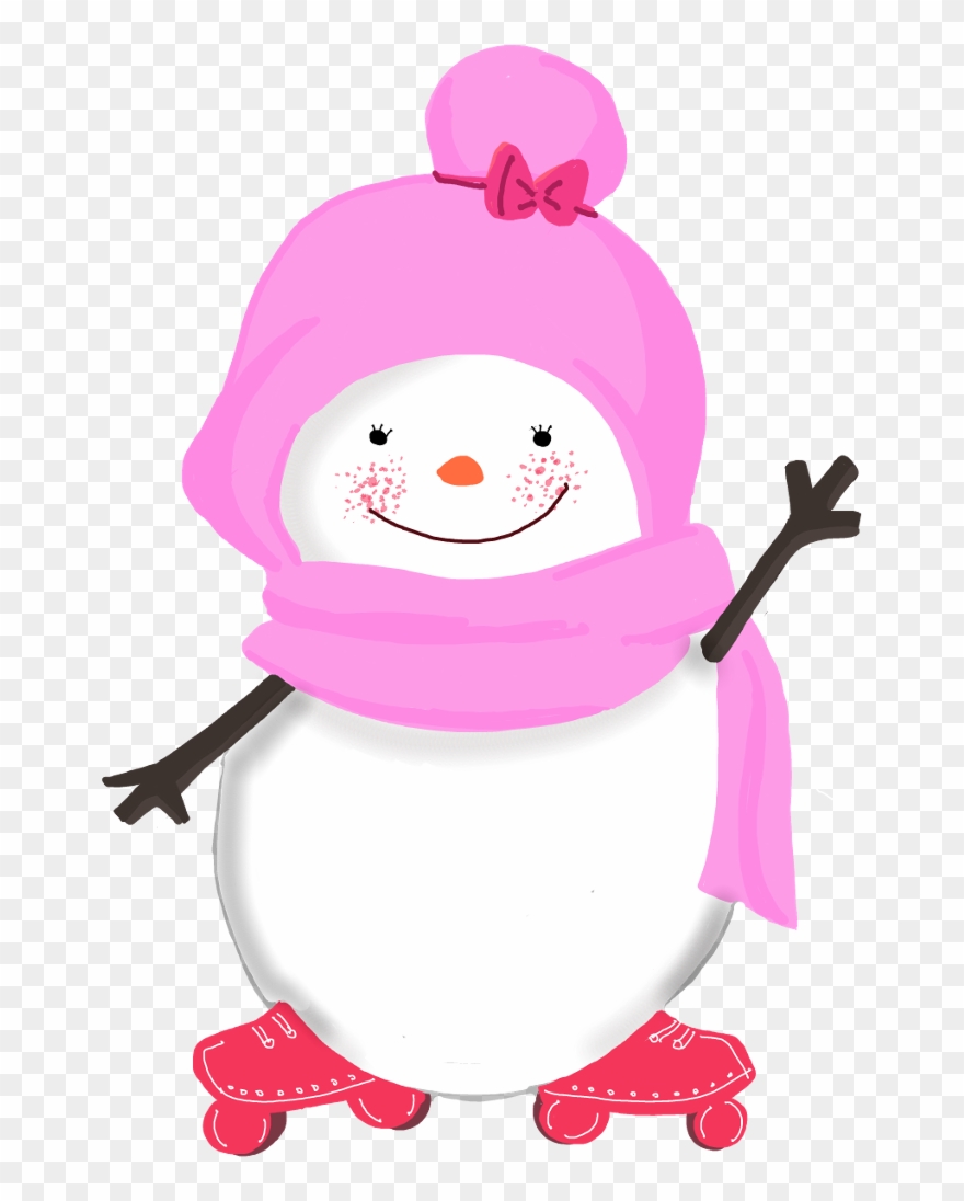 Snowman Sticker - Child Clipart