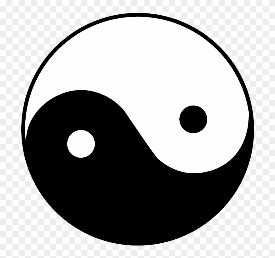Yin-yang - Sticker Chinese Clipart