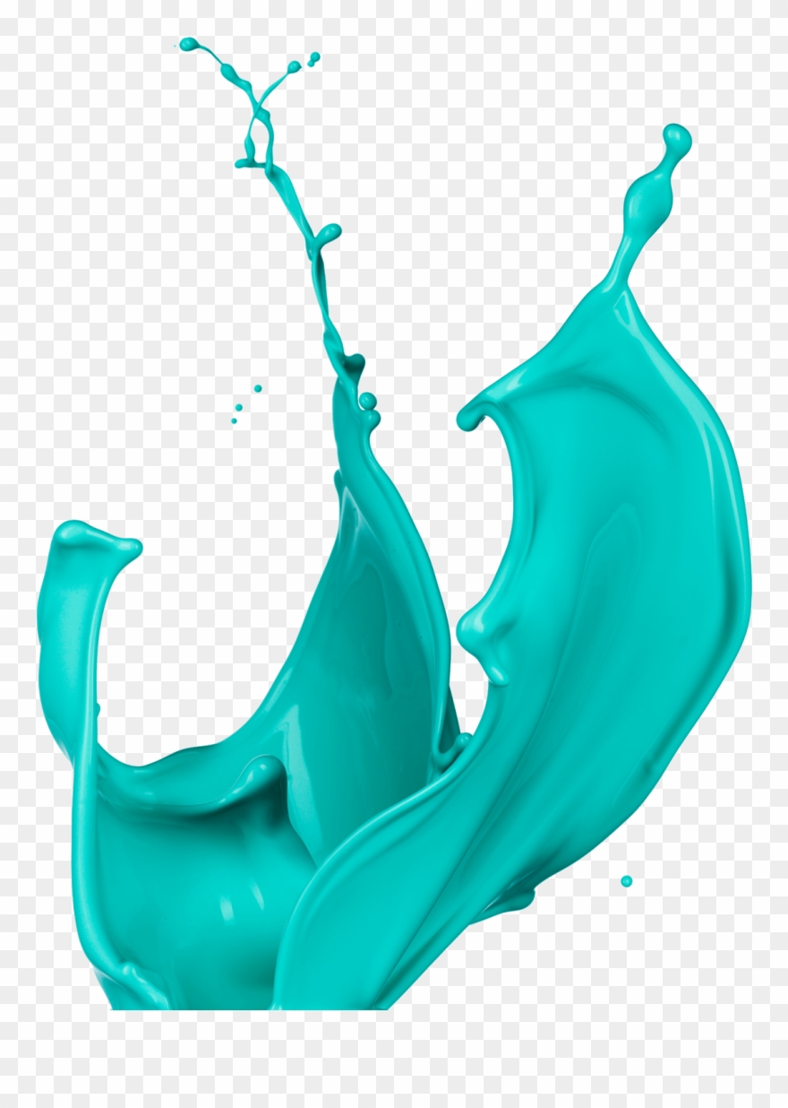 Blue Paint Google Pinterest - 3d Paint Splatter Png Clipart