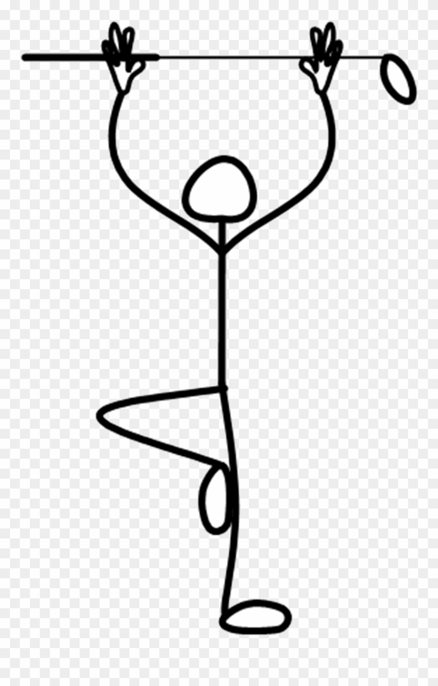 For Golf Poses Yoga Pose Yoga Tree For Golfers - Golf Yoga Clipart