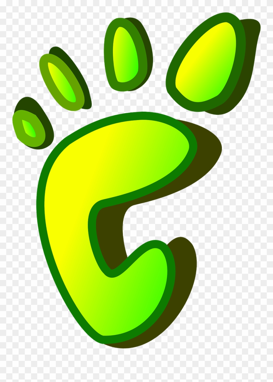 Collection Of Bigfoot Footprint Clipart - Clip Art - Png Download