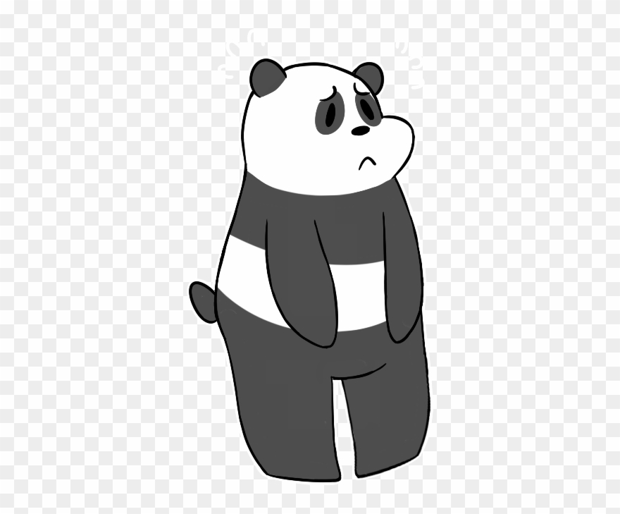Black Bear Clip Art - Giant Panda - Png Download