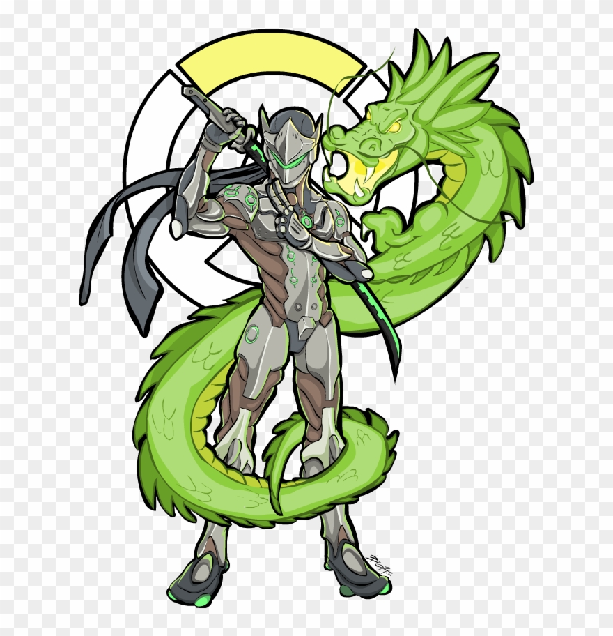 Download - Overwatch Drawings Genji Clipart