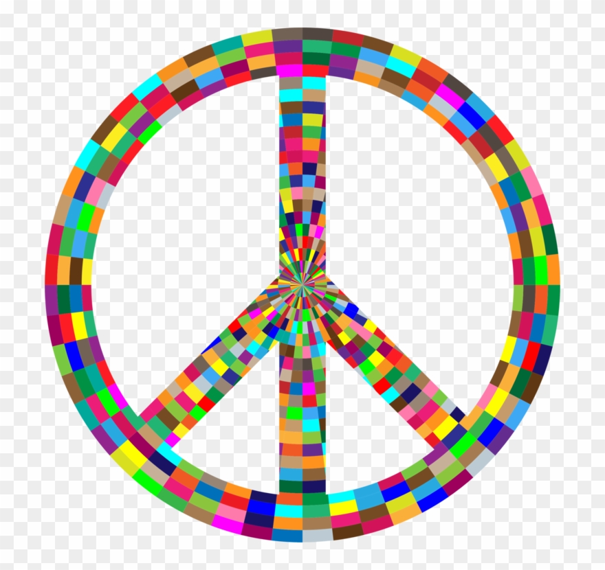 Peace Symbols Hippie Love - Peace Design Clipart
