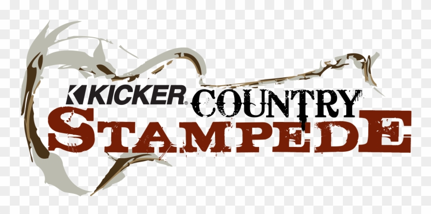 Country Clipart Country Concert - Kicker Country Stampede Logo - Png Download