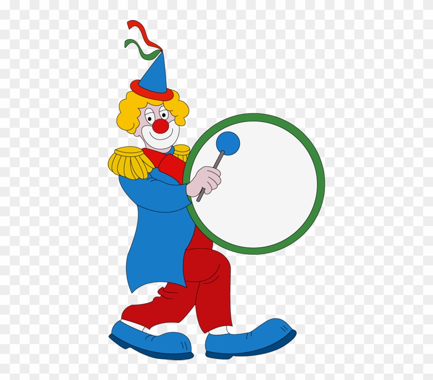 Während Des Jahres Sieht Jedes Kind Sie Nur Im Zirkus, - Clown Clipart
