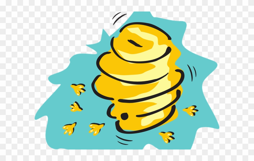 Bee Hive Clipart Bee Colony - Beehive - Png Download