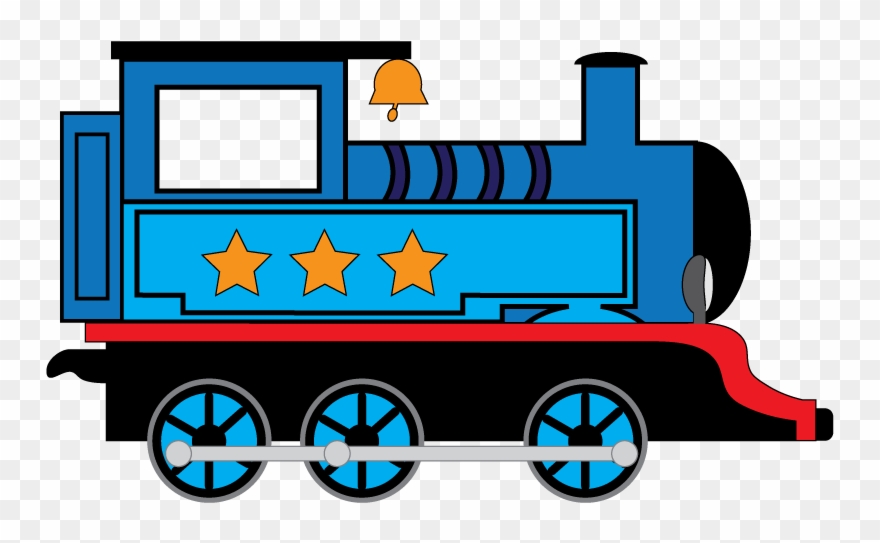 Blue Train Clip Art - Short Blue Train - Png Download