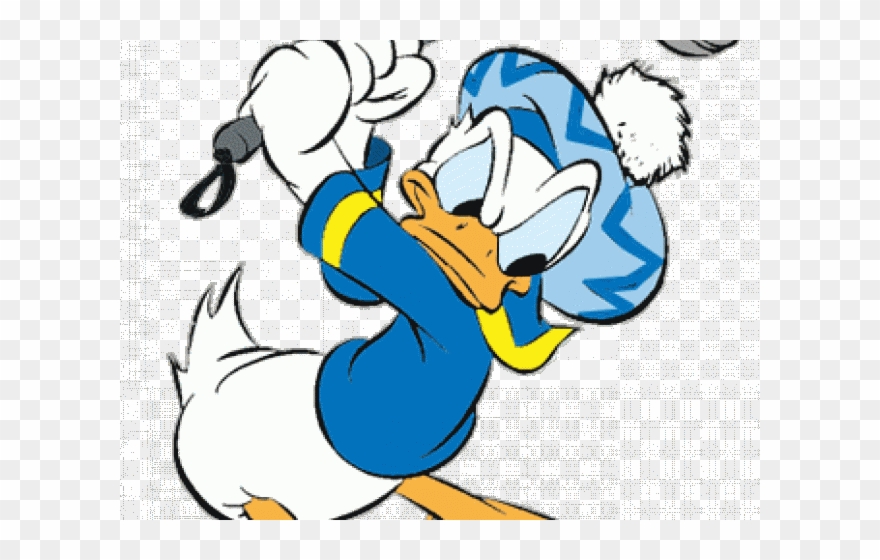 Golf Clipart Disney - Donald Duck Coloring Pages - Png Download
