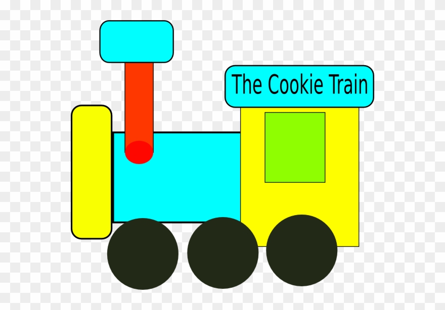 Cookie Train Clip Art - Clip Art - Png Download