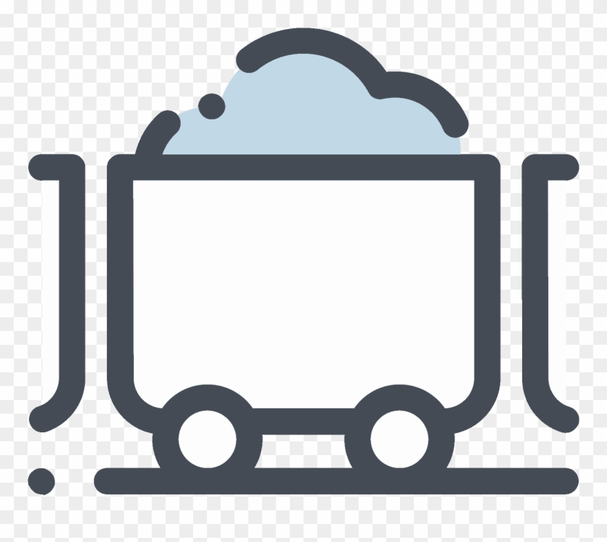 Coal Train Icon - Icon Clipart