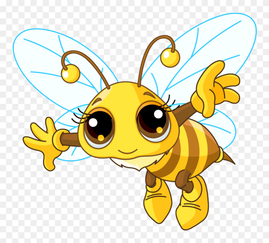 Suivant - Honey Bee Clipart Free - Png Download