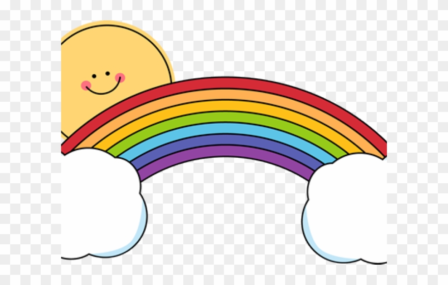 Rainbow Clipart Cute - Rainbow Clipart Png Transparent Png