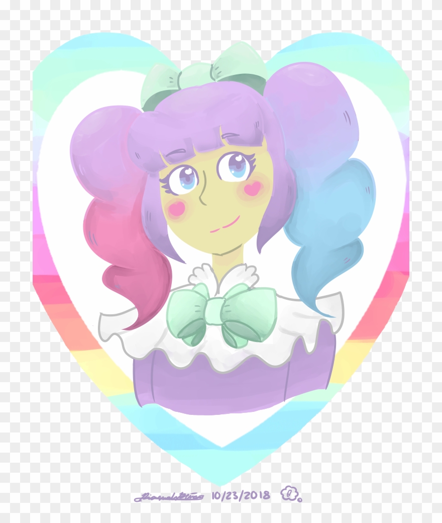 Pastel Rainbow Girl - Rainbow Clipart